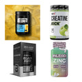 Wettkampfvorbereitung: ESN ISOCLEAR + MST Creatine + 2 weitere – alle enthaltenen Artikel