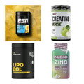 Wettkampfvorbereitung: ESN ISOCLEAR + MST Creatine + 2 weitere – alle enthaltenen Artikel