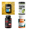 Wettkampfvorbereitung: ESN ISOCLEAR + MST Creatine + 2 weitere – alle enthaltenen Artikel