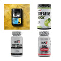 Wettkampfvorbereitung: ESN ISOCLEAR + MST Creatine + 2 weitere – alle enthaltenen Artikel