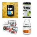 Wettkampfvorbereitung: ESN ISOCLEAR + MST Creatine + 2 weitere – alle enthaltenen Artikel