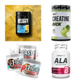 Wettkampfvorbereitung: ESN ISOCLEAR + MST Creatine + 2 weitere – alle enthaltenen Artikel