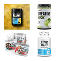 Wettkampfvorbereitung: ESN ISOCLEAR + MST Creatine + 2 weitere – alle enthaltenen Artikel