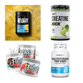 Wettkampfvorbereitung: ESN ISOCLEAR + MST Creatine + 2 weitere – alle enthaltenen Artikel
