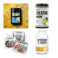 Wettkampfvorbereitung: ESN ISOCLEAR + MST Creatine + 2 weitere – alle enthaltenen Artikel