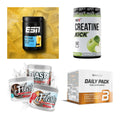Wettkampfvorbereitung: ESN ISOCLEAR + MST Creatine + 2 weitere – alle enthaltenen Artikel