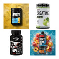 Wettkampfvorbereitung: ESN ISOCLEAR + MST Creatine + 2 weitere – alle enthaltenen Artikel