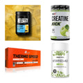 Wettkampfvorbereitung: ESN ISOCLEAR + MST Creatine + 2 weitere – alle enthaltenen Artikel