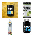 Wettkampfvorbereitung: ESN ISOCLEAR + MST Creatine + 2 weitere – alle enthaltenen Artikel