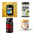 Wettkampfvorbereitung: ESN ISOCLEAR + MST Creatine + 2 weitere – alle enthaltenen Artikel