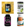 Wettkampfvorbereitung: ESN ISOCLEAR + MST Creatine + 2 weitere – alle enthaltenen Artikel