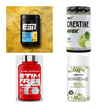 Wettkampfvorbereitung: ESN ISOCLEAR + MST Creatine + 2 weitere – alle enthaltenen Artikel