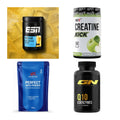 Wettkampfvorbereitung: ESN ISOCLEAR + MST Creatine + 2 weitere – alle enthaltenen Artikel