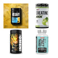 Wettkampfvorbereitung: ESN ISOCLEAR + MST Creatine + 2 weitere – alle enthaltenen Artikel