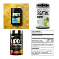 Wettkampfvorbereitung: ESN ISOCLEAR + MST Creatine + 2 weitere – alle enthaltenen Artikel