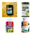 Wettkampfvorbereitung: ESN ISOCLEAR + MST Creatine + 2 weitere – alle enthaltenen Artikel