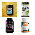 Wettkampfvorbereitung: ESN ISOCLEAR + MST Creatine + 2 weitere – alle enthaltenen Artikel