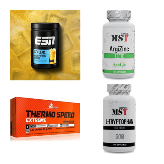 Wettkampfvorbereitung: ESN ISOCLEAR + MST ArgiZinc + 2 weitere – alle enthaltenen Artikel