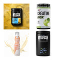 Wettkampfvorbereitung: ESN ISOCLEAR + MST Creatine + 2 weitere – alle enthaltenen Artikel