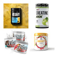 Wettkampfvorbereitung: ESN ISOCLEAR + MST Creatine + 2 weitere – alle enthaltenen Artikel