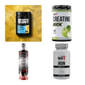 Wettkampfvorbereitung: ESN ISOCLEAR + MST Creatine + 2 weitere – alle enthaltenen Artikel