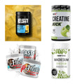 Wettkampfvorbereitung: ESN ISOCLEAR + MST Creatine + 2 weitere – alle enthaltenen Artikel