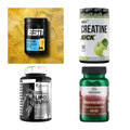Wettkampfvorbereitung: ESN ISOCLEAR + MST Creatine + 2 weitere – alle enthaltenen Artikel