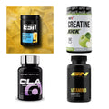 Wettkampfvorbereitung: ESN ISOCLEAR + MST Creatine + 2 weitere – alle enthaltenen Artikel
