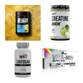 Wettkampfvorbereitung: ESN ISOCLEAR + MST Creatine + 2 weitere – alle enthaltenen Artikel