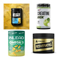 Wettkampfvorbereitung: ESN ISOCLEAR + MST Creatine + 2 weitere – alle enthaltenen Artikel