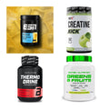 Wettkampfvorbereitung: ESN ISOCLEAR + MST Creatine + 2 weitere – alle enthaltenen Artikel