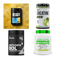 Wettkampfvorbereitung: ESN ISOCLEAR + MST Creatine + 2 weitere – alle enthaltenen Artikel