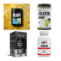 Wettkampfvorbereitung: ESN ISOCLEAR + MST Creatine + 2 weitere – alle enthaltenen Artikel