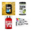 Wettkampfvorbereitung: ESN ISOCLEAR + MST Creatine + 2 weitere – alle enthaltenen Artikel
