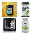 Wettkampfvorbereitung: ESN ISOCLEAR + MST Creatine + 2 weitere – alle enthaltenen Artikel