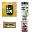 Wettkampfvorbereitung: ESN ISOCLEAR + MST Creatine + 2 weitere – alle enthaltenen Artikel