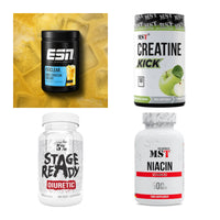 Wettkampfvorbereitung: ESN ISOCLEAR + MST Creatine + 2 weitere