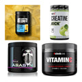 Wettkampfvorbereitung: ESN ISOCLEAR + MST Creatine + 2 weitere – alle enthaltenen Artikel