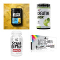 Wettkampfvorbereitung: ESN ISOCLEAR + MST Creatine + 2 weitere – alle enthaltenen Artikel
