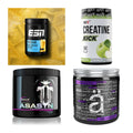 Wettkampfvorbereitung: ESN ISOCLEAR + MST Creatine + 2 weitere – alle enthaltenen Artikel
