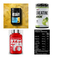 Wettkampfvorbereitung: ESN ISOCLEAR + MST Creatine + 2 weitere – alle enthaltenen Artikel