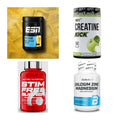Wettkampfvorbereitung: ESN ISOCLEAR + MST Creatine + 2 weitere – alle enthaltenen Artikel