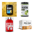 Wettkampfvorbereitung: ESN ISOCLEAR + MST Creatine + 2 weitere – alle enthaltenen Artikel