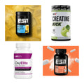 Wettkampfvorbereitung: ESN ISOCLEAR + MST Creatine + 2 weitere – alle enthaltenen Artikel