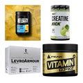 Wettkampfvorbereitung: ESN ISOCLEAR + MST Creatine + 2 weitere – alle enthaltenen Artikel