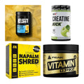Wettkampfvorbereitung: ESN ISOCLEAR + MST Creatine + 2 weitere – alle enthaltenen Artikel