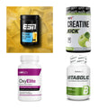 Wettkampfvorbereitung: ESN ISOCLEAR + MST Creatine + 2 weitere – alle enthaltenen Artikel