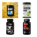 Wettkampfvorbereitung: ESN ISOCLEAR + MST Creatine + 2 weitere – alle enthaltenen Artikel
