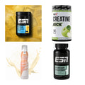 Wettkampfvorbereitung: ESN ISOCLEAR + MST Creatine + 2 weitere – alle enthaltenen Artikel