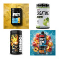 Wettkampfvorbereitung: ESN ISOCLEAR + MST Creatine + 2 weitere – alle enthaltenen Artikel